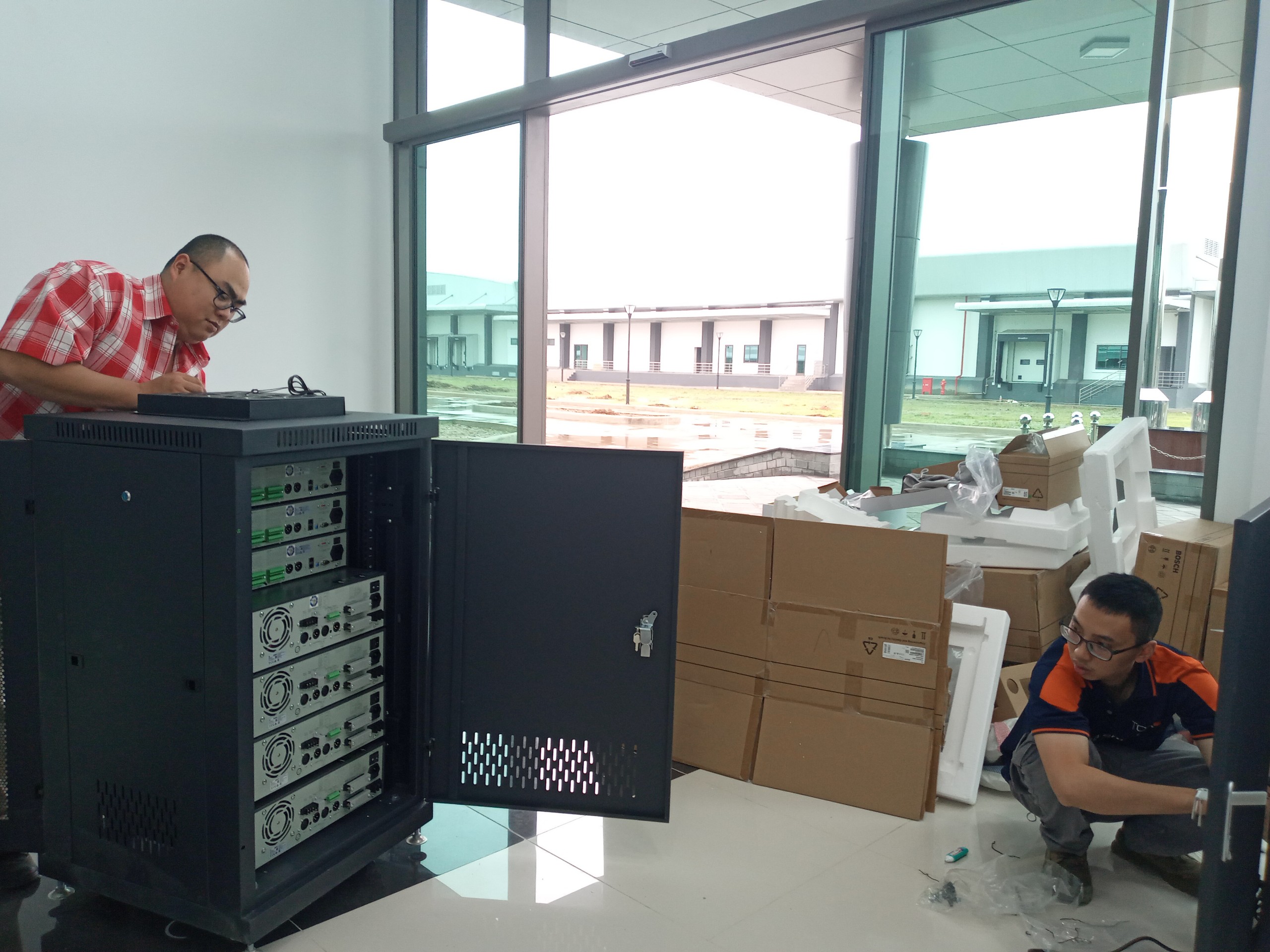 Lắp đặt âm thanh Bosch Plena VAS nhà máy sản xuất C.P Việt Nam tại KCN Phú Nghĩa, Hà Nội